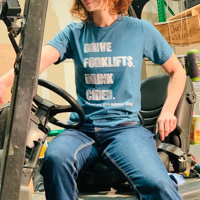 Forklift Crew Neck Tee