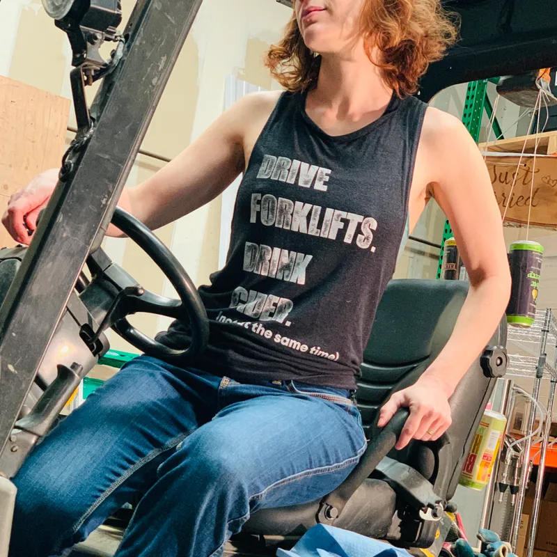 Forklift Muscle Tee